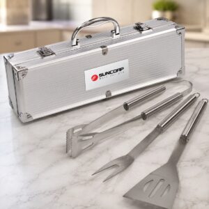 DELUXE 3 PC BBQ TOOL SET