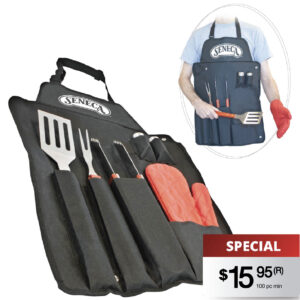 7 PC BBQ APRON SET