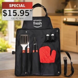 7 PC BBQ APRON SET