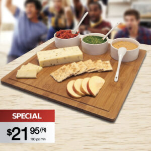 TRIO BAMBOO SERVING TRAY