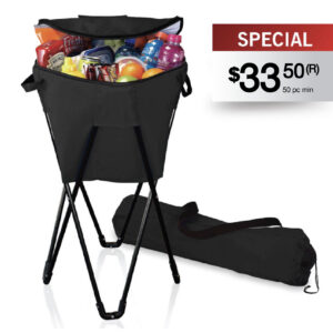 INSULATED BEVERAGE COOLER TUB W/ STAND