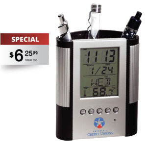 MULTI-FUNCTION DESK CADDY CLOCK