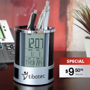 GEORGETOWN - DESK CADDY CLOCK WITH WEATHER-STATION