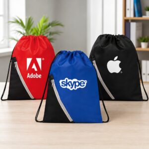 DONATO ZIPPER DRAWSTRING BACKPACK