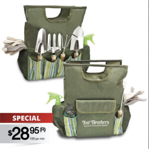 10-PC GARDEN TOOL TOTE