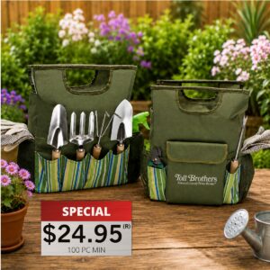 10-PC GARDEN TOOL TOTE