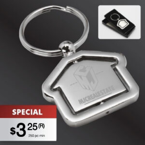 ROCHESTER REVOLVING HOUSE KEY TAG