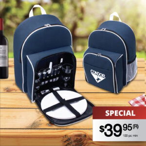 CAMDEN 2-PERSON PICNIC COOLER BACKPACK