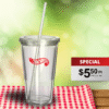 SM089 _ 16oz Clear Acrylic Cup Special $5.50 - 144pcsmin