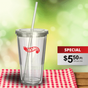SM089 _ 16oz Clear Acrylic Cup Special $5.50 - 144pcsmin