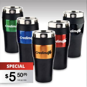 REDDING - 16 OZ METALLIC TWO TONE TUMBLER