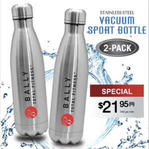 2-PACK QUENCH - STAINLESS STEEL COLA BOTTLE