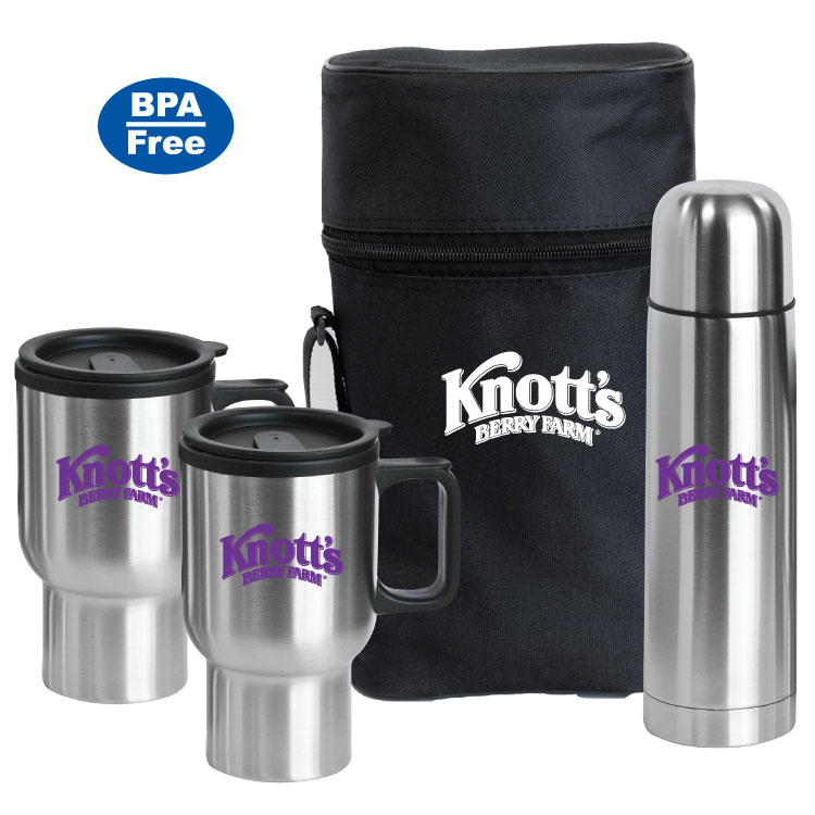 PACIFICA - STAINLESS STEEL TRAVEL DRINKWARE SET