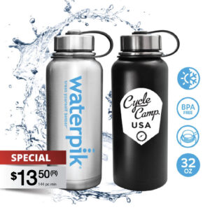 HYDRATE - 32OZ STAINLESS STEEL VACUUM BOTTLE