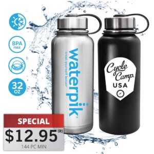 HYDRATE - 32OZ STAINLESS STEEL VACUUM BOTTLE