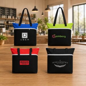 BERMORE LARGE FRONT ZIPPER TOTE
