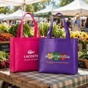 COSMO LARGE MATTE LAMINATED TOTE