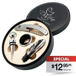 CAMPANIA - ROUND 5 PIECE WINE TOOL SET