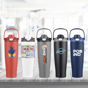 PRESSLIFT - 21 oz Stainless Steel Vacuum Tumbler with Carry Handle