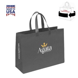 GREEN EARTH - 16x7x12 CUSTOM NON WOVEN TOTE