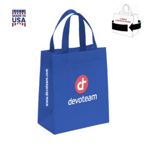 GREEN EARTH - 9x5x10 CUSTOM NON WOVEN TOTE