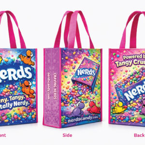 9x5x10 Full Color Laminated Tote Bag